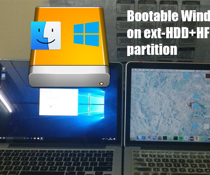 partitioning an external hard drive for mac and windows
